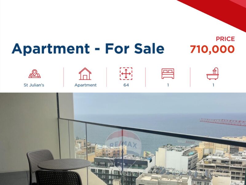 St Julians - Mercury Towers - Apartment - €710,000